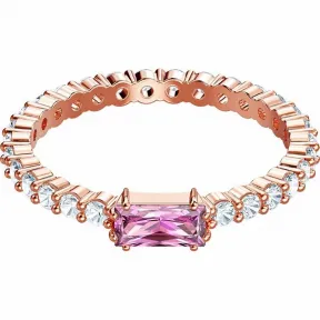 施华洛世奇/Swarovski 戒指 Vittore 戒指, 彩色设计, 镀玫瑰金色 5448890