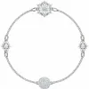 施华洛世奇/Swarovski Remix Collection Snowflake Strand, 白色, 镀铑 5451035