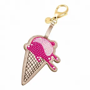 施华洛世奇/Swarovski 钥匙扣 No Regrets Ice Cream 手袋坠饰, 彩色设计, 混搭多种镀层 5452