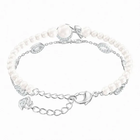 施华洛世奇/Swarovski 手链 Leonore 手链, 彩色设计, 镀白金色 5464406