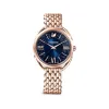 施华洛世奇/Swarovski Crystalline Glam 腕表, 金属手链, 蓝色, 玫瑰金色调 PVD 5475784