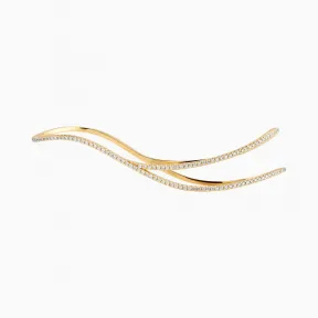 施华洛世奇/Swarovski Arc-en-ciel棕榈袖口 施华洛世奇创造的钻石 18K金 5481736