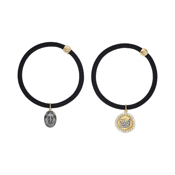 施华洛世奇/Swarovski Vintage Swan 弹力发圈, 彩色设计 5506766