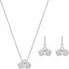 施华洛世奇/Swarovski Bee A Queen 套装, 蓝色, 镀铑 5510988