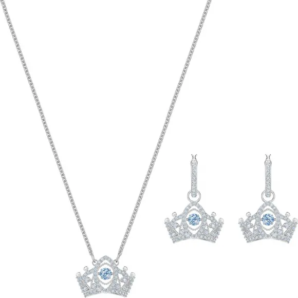 施华洛世奇/Swarovski Bee A Queen 套装, 蓝色, 镀铑 5510988
