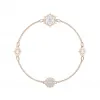 施华洛世奇/Swarovski Remix Collection Snowflake Strand, 白色, 镀玫瑰金色调 5512038