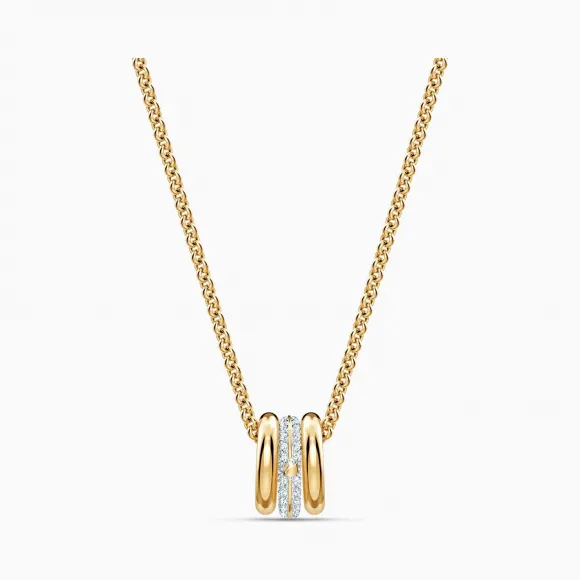 施华洛世奇/Swarovski Stone 链坠 白色 多种金属润饰 5523989