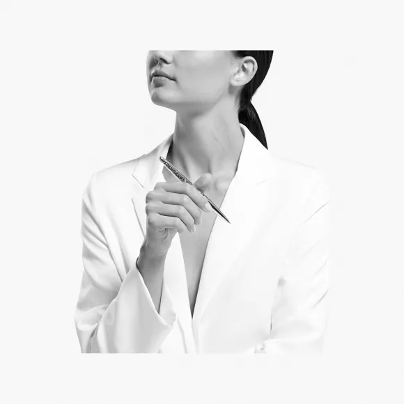 施华洛世奇/Swarovski Crystalline Nova 圆珠笔, 灰色, 镀铬 5534318