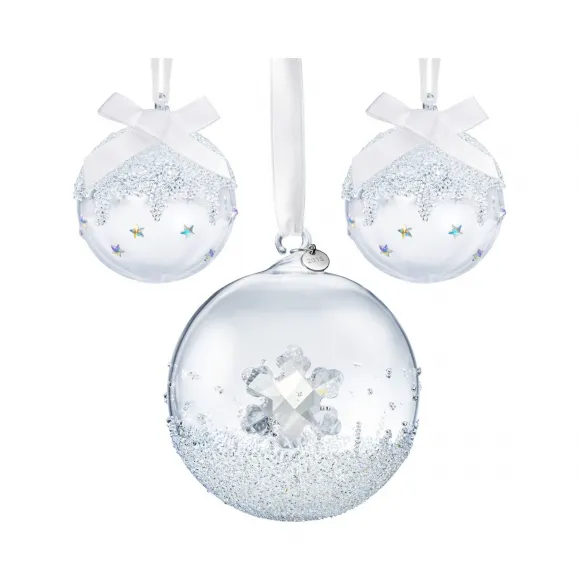 施华洛世奇/Swarovski 2019 圣诞球挂饰网上限定套装 5539026