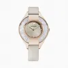 施华洛世奇/Swarovski Crystalline Sporty 腕表 真皮表带 灰色 香槟金色 PVD 5547976