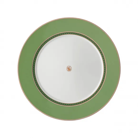施华洛世奇/Swarovski Signum 餐碟  瓷器  绿色 5635500