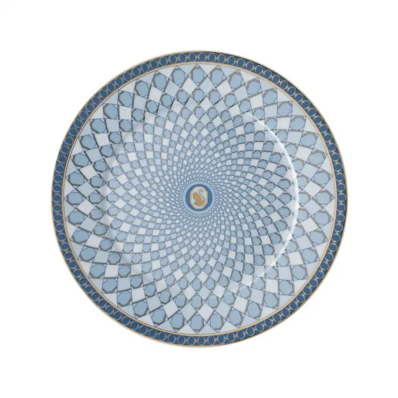 施华洛世奇/Swarovski Signum 面包碟  瓷器  蓝色 5635535