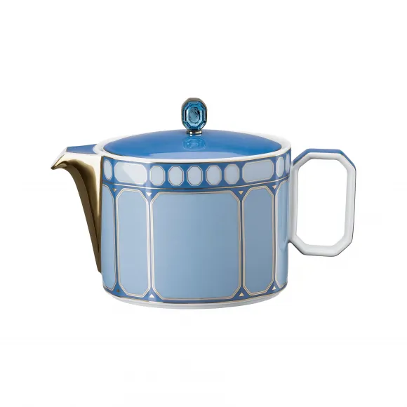 施华洛世奇/Swarovski Signum 茶壶  瓷器  小号  蓝色 5635557