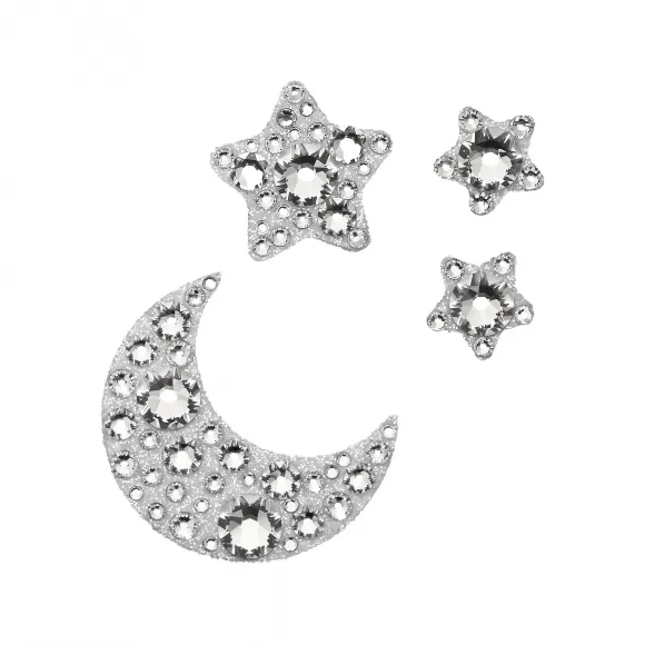 施华洛世奇/Swarovski 身体首饰  套装 (4)  月、星  白色 5668448