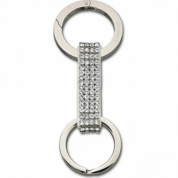施华洛世奇/Swarovski 钥匙扣 Alice 钥匙扣, 白色, 不锈钢 860475