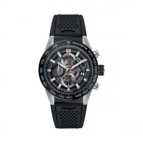 豪雅/TAG Heuer 卡莱拉Carrera系列 自动机械机芯 精钢，带交替处理饰面 男表 CAR201V.FT6087