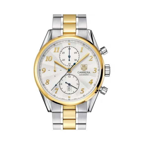 豪雅/TAG Heuer 卡莱拉Carrera系列 自动机械机芯 精钢镀金 男表 CAS2150.BD0731