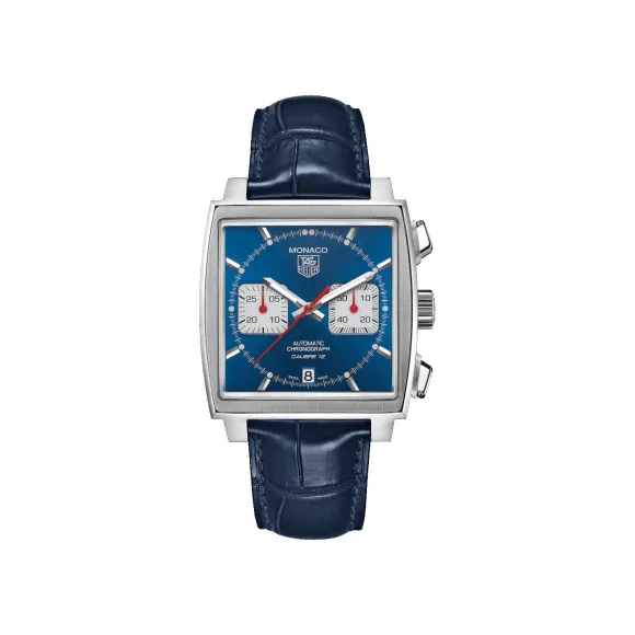 豪雅/TAG Heuer 摩纳哥Monaco系列 自动机械机芯 精细磨砂和抛光精钢 男表 CAW2111.FC6183