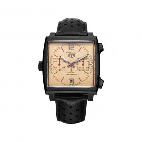 豪雅/TAG Heuer 摩纳哥系列 精钢/PVD 39MM 自动机械机芯 男表 CAW211U.FC6356