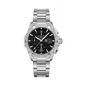 豪雅/TAG Heuer 竞潜Aquaracer系列 自动机械机芯 精钢，单向旋转精细磨砂抛光精钢表圈 男表 CAY2110.BA0925