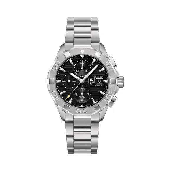 豪雅/TAG Heuer 竞潜Aquaracer系列 自动机械机芯 精钢，单向旋转精细磨砂抛光精钢表圈 男表 CAY2110.BA0925