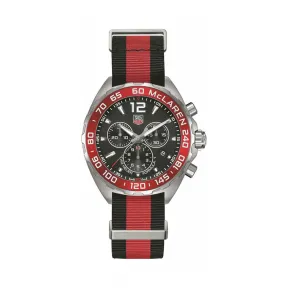 豪雅/TAG Heuer F1系列 石英机芯 精钢，磨砂316L精钢 男表 CAZ1112.FC8188