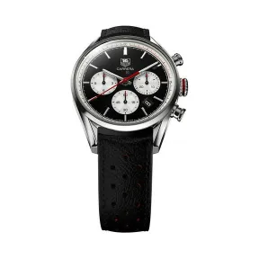 豪雅/TAG Heuer 卡莱拉Carrera系列 自动机械机芯 精钢 男表 CBA2110.FC6347