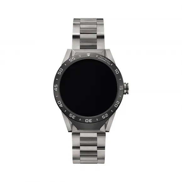 豪雅/TAG Heuer Tag Heuer Connected 46 石英机芯 2级钛金属 男表 SAR8A80.BF0605