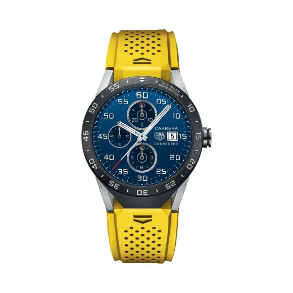 豪雅/TAG Heuer Tag Heuer Connected智能腕表 石英机芯 2级钛金属 男表 SAR8A80.FT6060