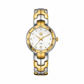 豪雅/TAG Heuer 林肯Link系列 石英机芯 黄金和精钢 女表 WAT1353.BB0962
