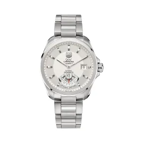 豪雅/TAG Heuer 卡莱拉Carrera系列 自动机械机芯 精细磨砂/抛光精钢 男表 WAV511B.BA0900