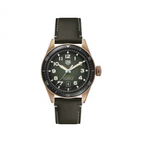 豪雅/TAG Heuer Autavia系列 自动机械机芯 青铜，陶瓷双向旋转表圈 男表 WBE5190.FC8268