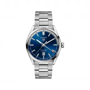 豪雅/TAG Heuer Carrera（卡莱拉系列） Twin Time腕表 Calibre 7自动机芯 男士 41 MM - WBN201A.BA0640