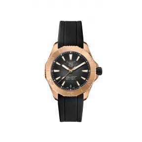 豪雅/TAG Heuer Aquaracer 系列 40MM 18k 玫瑰金 5N 拉丝/抛光 自动机械机芯 男表 WBP5150.FT6199