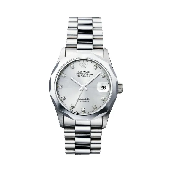 天王/Tianwang 不锈钢  名匠系列 自动机械 男表 GS5337S-D