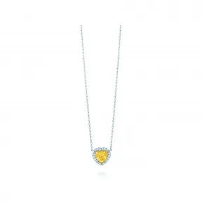 蒂芙尼/Tiffany Tiffany Soleste 铂金与 18K 金镶黄钻及白钻链坠。| Tiffany & Co. 29639558