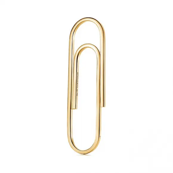 Everyday Objects 系列 18K 黄金纸夹书签  35917179