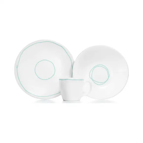 Tiffany Blue 蒂芙尼蓝色™饰边骨瓷餐具三件套  62203919