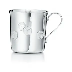 蒂芙尼/Tiffany Bear and Block 纯银婴儿杯。 63357723 