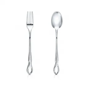 蒂芙尼/Tiffany Elsa Peretti® Padova™ 服务勺子和叉子套装在 925 纯银中 69683126