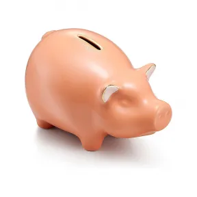 蒂芙尼/Tiffany Tiny Tiffany 系列橙色陶制小猪存钱罐