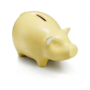 蒂芙尼/Tiffany Tiny Tiffany 系列黄色陶制小猪存钱罐