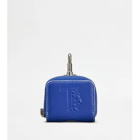 托德斯/Tod's Unisex BLUE Tod's AirPods Holder in Leather XAUTLET5000QNTPZU615