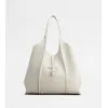 托德斯/Tod's Sac Shopping T Timeless en Cuir Medium CRÈME Femme XBWTSBA0300XPVPZB015