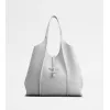 托德斯/Tod's 女人 灰色 T Timeless中号皮革购物手袋 XBWTSBA0300XPVB220