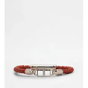 托德斯/Tod's Man 紅色 皮革手鐲 XEMB4001100FLRLR006