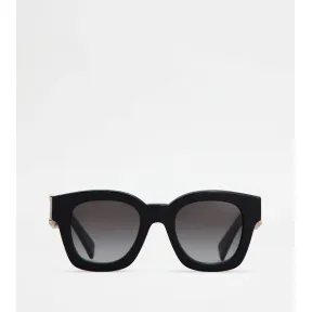 托德斯/Tod's Woman BLACK Squared Sunglasses XOW03644822AGJPZB999