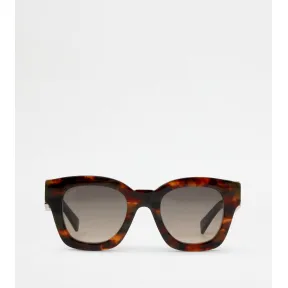 托德斯/Tod's Woman 棕色 方形太陽眼鏡 XOW03644822AGJPZS611