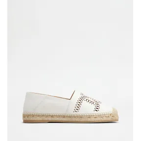 托德斯/Tod's 女人 白色 Kate皮革渔夫鞋 XXW08L0IE30MIDB013