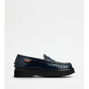 托德斯/Tod's Woman 藍色 皮革樂福鞋 XXW54K0HI81SH736ZZGH